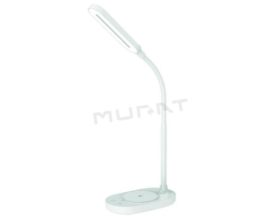 Svietidlo stolové LED lampa OCTAVIA 7W stmievateľná s bezdrôt nabíjaním DL4301/W