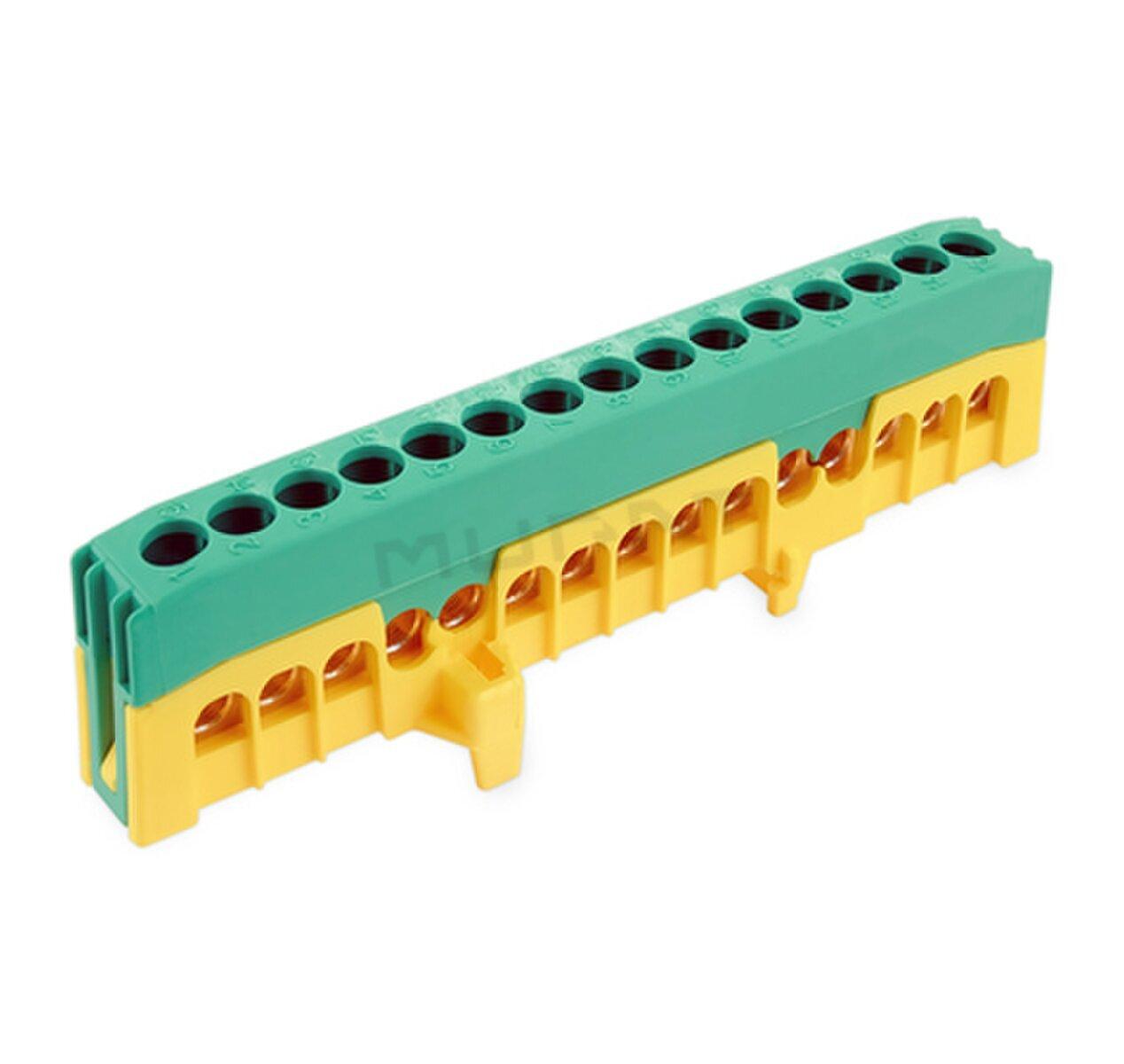Mostik PE 15-F2 zeleno-žltý s krytom 1202033