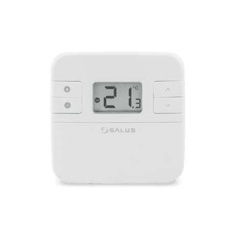 Termostat SALUS RT310RF elektronický, bezdrôtový, neprogramovateľný, biely      