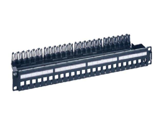 Patchpanel modulárny pre konektory CAT.6A/6/5E RJ45, bal=24ks 632850 Linkeo C   