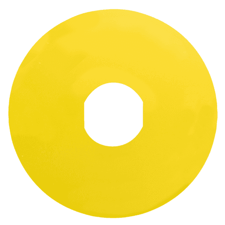 Harmony-štitok ZBY8101 kruhový žltý bez popisu                                  