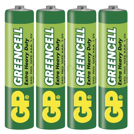 Batéria zinko-chloridová Greencell B1211  R03 (AAA) 24G GP BLISTER 4ks