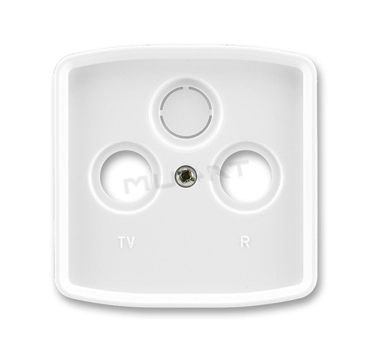 T- kryt zásuvky TV+R/SAT-vylam./ 5011A-A00300 B biely