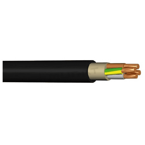 Kábel NYY-J 5x1,5 mm2 RE silový