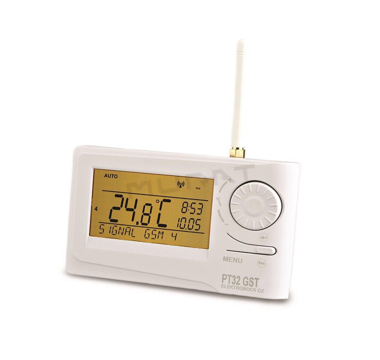 Termostat PT32 GST , digitálny termostat, GSM modul  Elektrobock