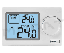 Termostat izbový bezdrôtový s displejom EMOS P5614