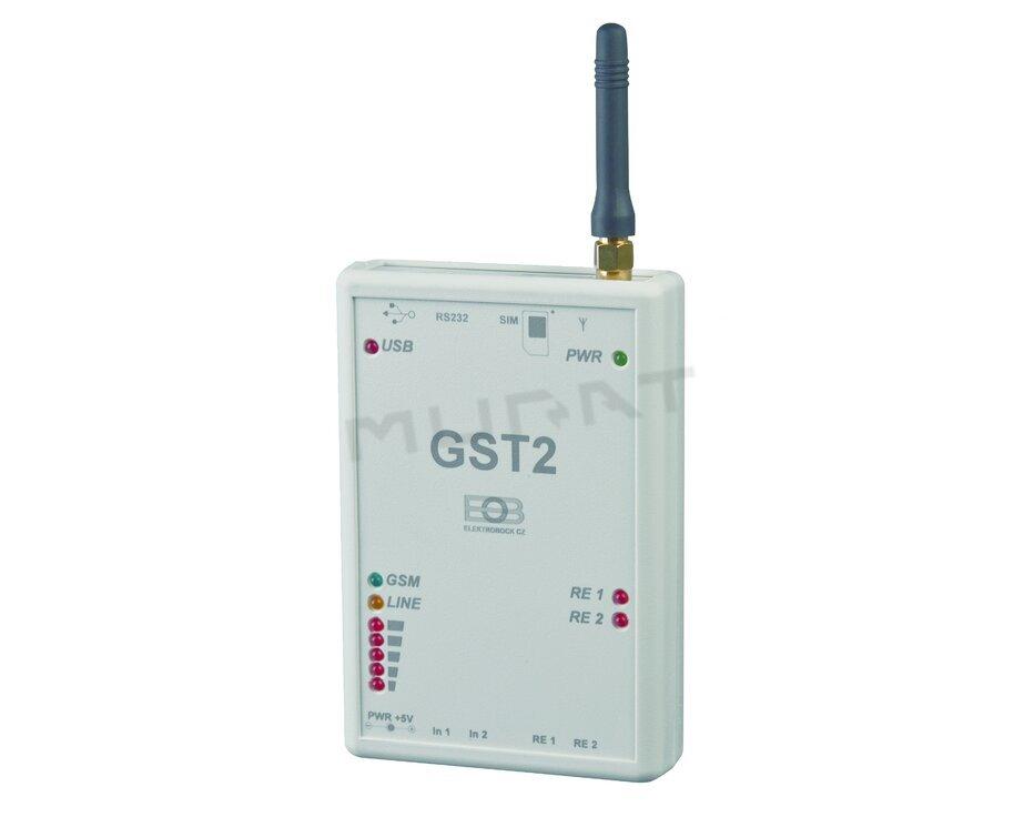 EBO- GST2 Univerzálny GSM modul 2xvstup a 2xvýstup  Elektrobock