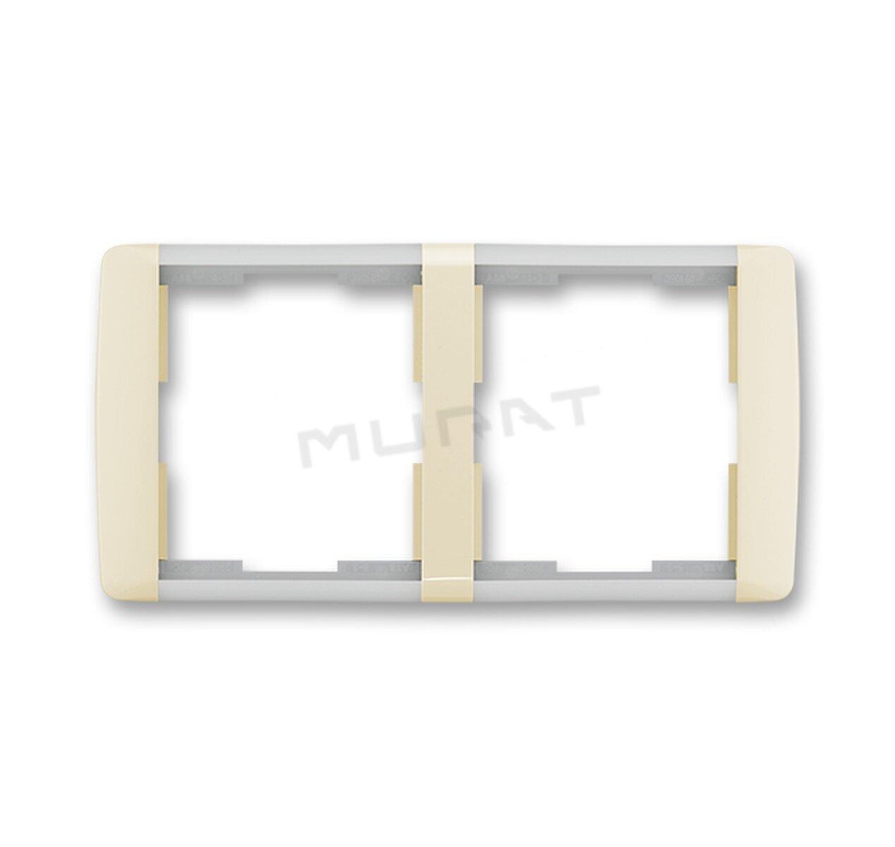 Element-rámček-2 vodorovný 3901E-A00120 21 slonová kost/ľadová biela