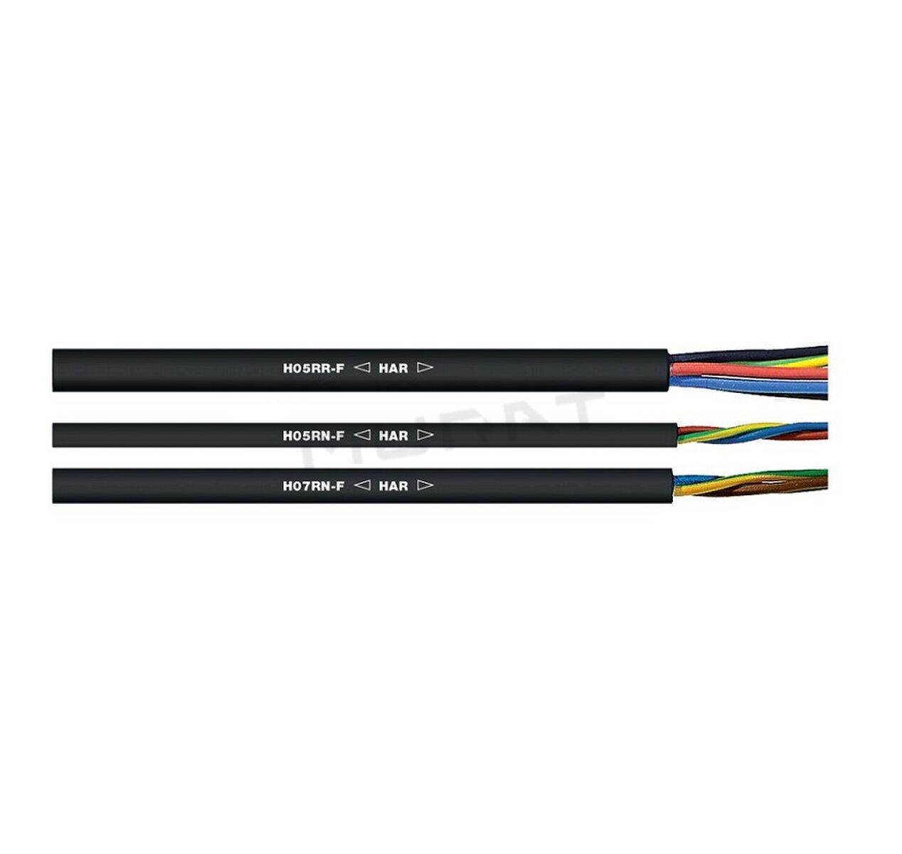 Kábel H05RR-F 4Gx1,5 mm2 silový