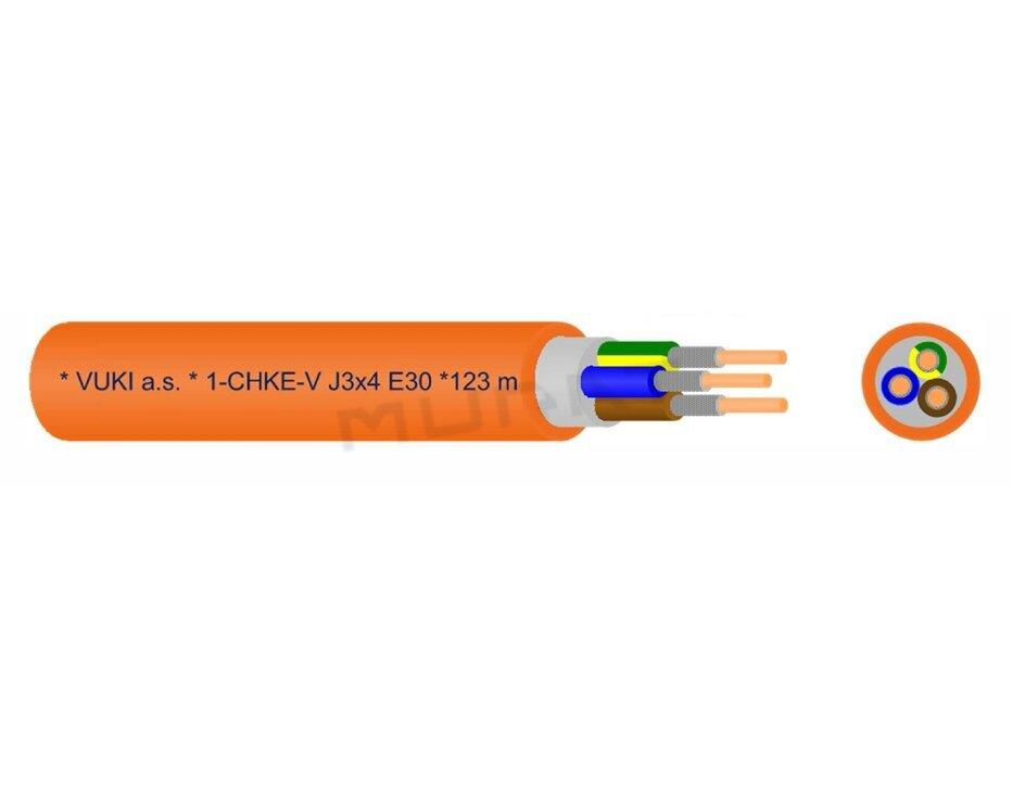 Kábel 1-CHKE-V-J 4x2,5 mm2 E90