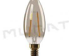 Žiarovka LED  E14 230V  2W VINTAGE 170lm sviečka extra teplá 2200K Z74300