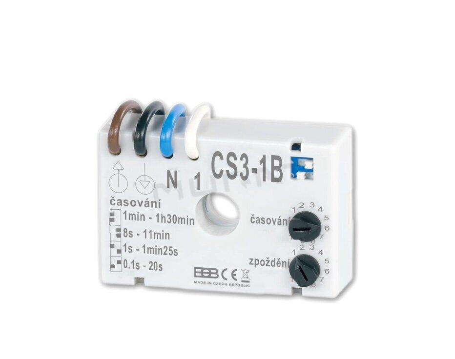 EBO- CS3-1B časove relé pod vypínač s funkciou oneskoreného zapnutia Elektrobock