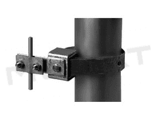 Bleskozvod svorka ST 10 FeZn  (D=50-150mm)