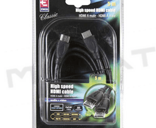 Kábel HDMI 2.0  5m high speed ethernet A vidlica - A vidlica SB0105
