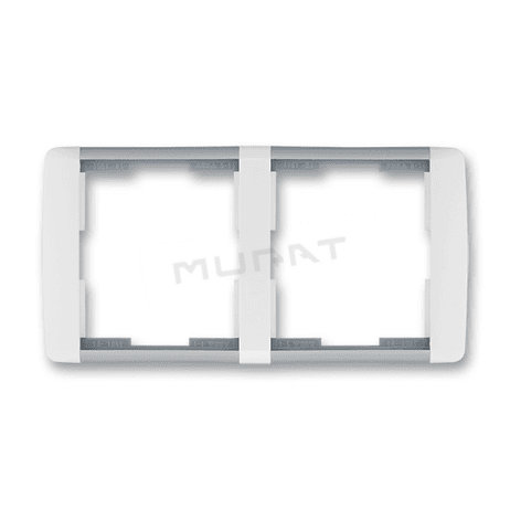 Element-rámček-2 vodorovný 3901E-A00120 04 biela/ľadová šedá