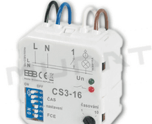 EBO- CS3-16 časové relé pod vypínač 8 funkci Elektrobock