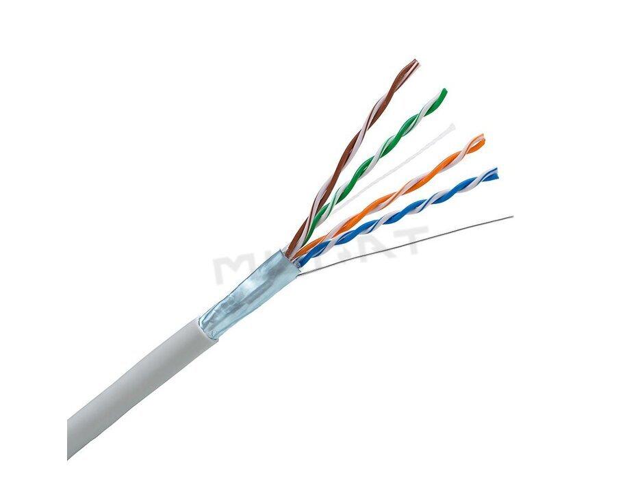LAN kábel, Cat. 5E, FTP, 4x2xAWG24, drôt, 300 MHz, Eca (KELine)