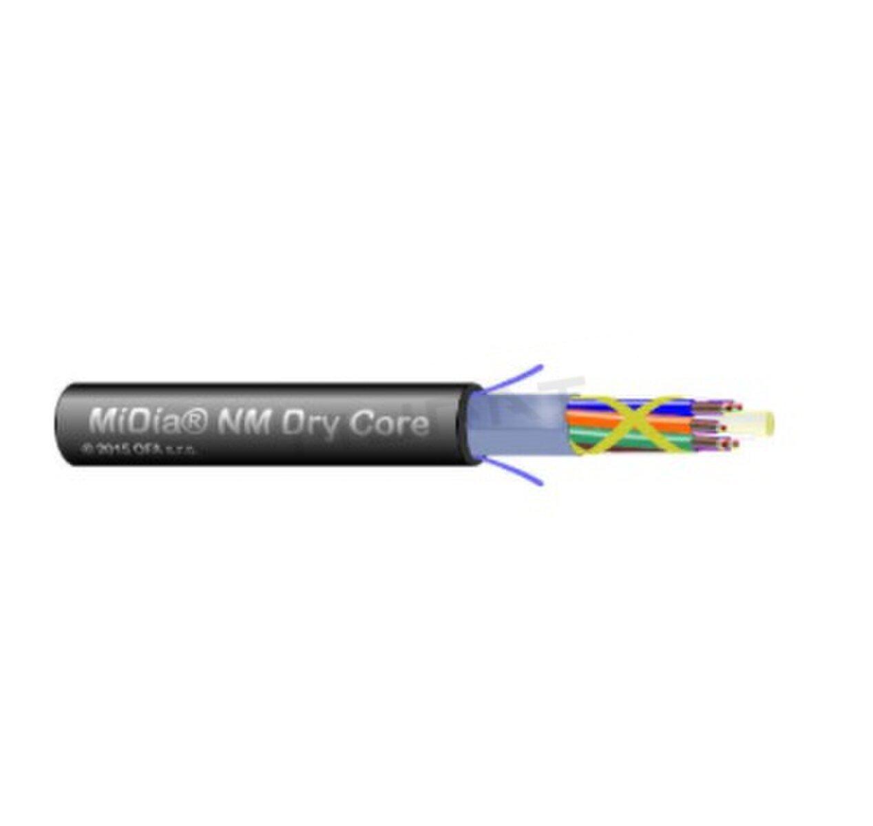 Optický kábel MiDia NM Dry Core 8.1 6x12