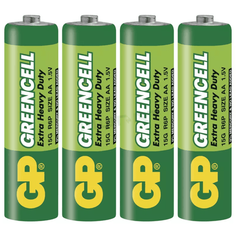 Batéria zinko-chloridová Greencell B1221  R6 (AA) 15G GP BLISTER 4ks