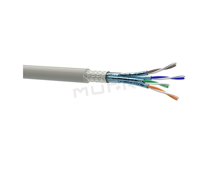 LAN kábel, Cat. 6A, S/FTP, 4x2x0,57, drôt, 500MHz, LSOH, 7935050  ( OK-NET )