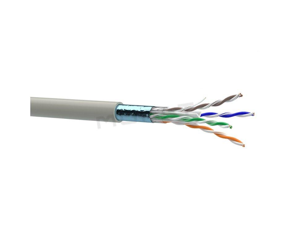 LAN kábel, Cat. 6, F/UTP, 4x2x0,54, drôt, 250MHz, PVC,  7932020  (OK-NET)