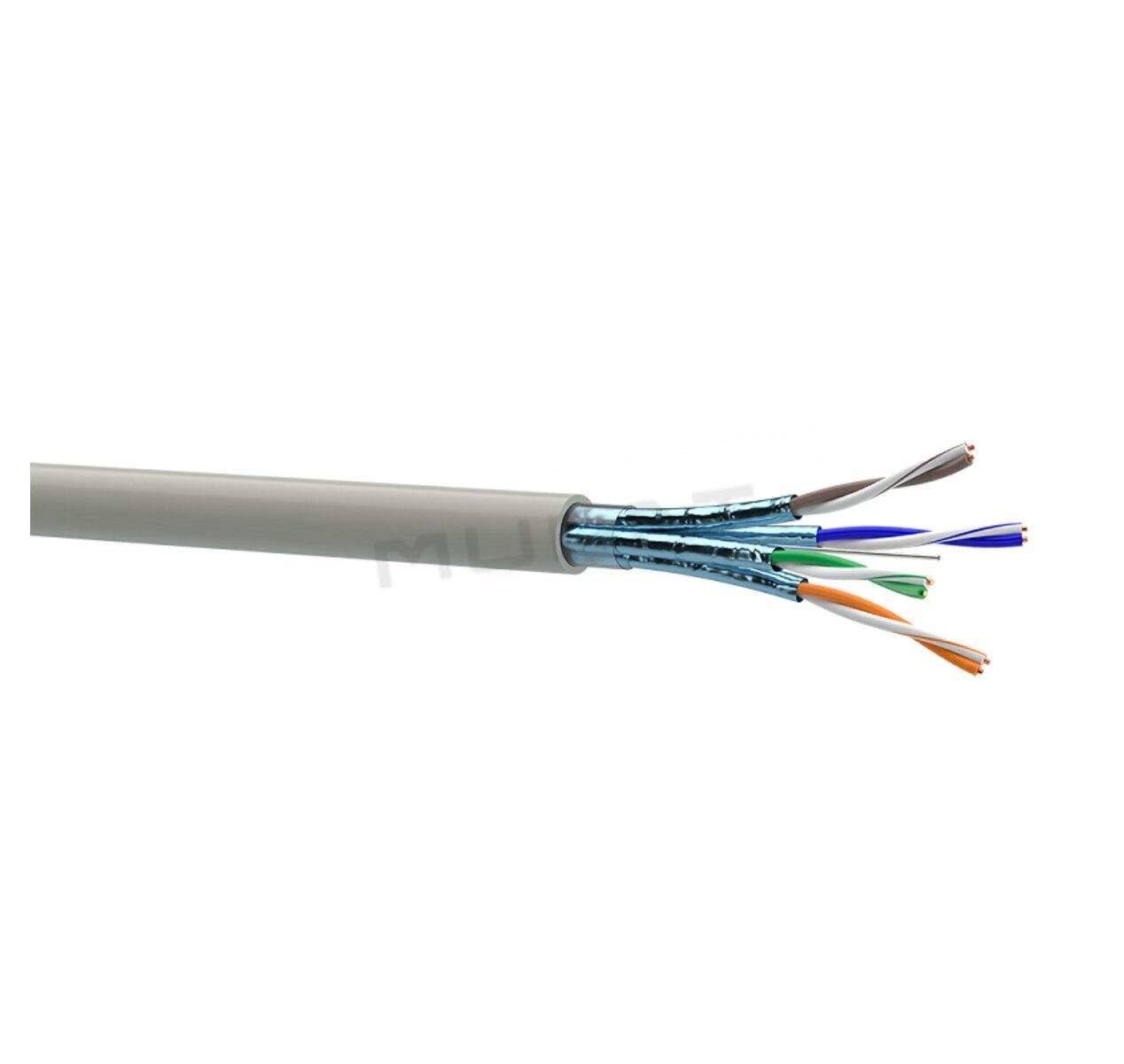 LAN kábel, Cat. 6A, U/FTP, 4x2x0,57, drôt, 500MHz, LSOH, 7935044  ( OK-NET )