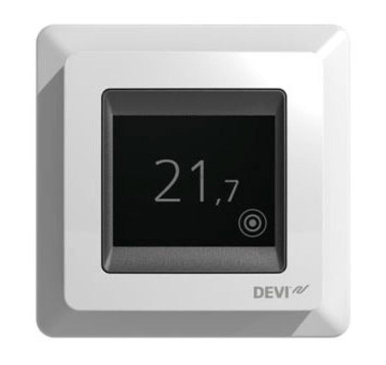 Termostat Devireg Touch - pure white 140F1064