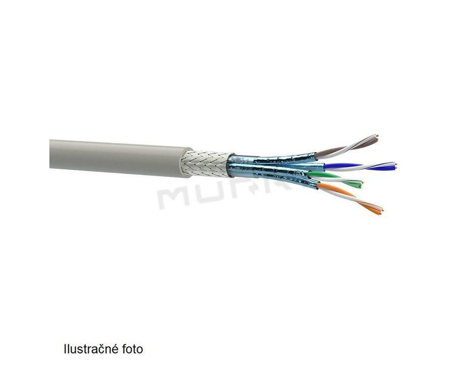 LAN kábel, Cat. 7, S/FTP, 4x2x0,57, drôt, 600MHz, LSOH, fial., 7935041 (OK-NET)