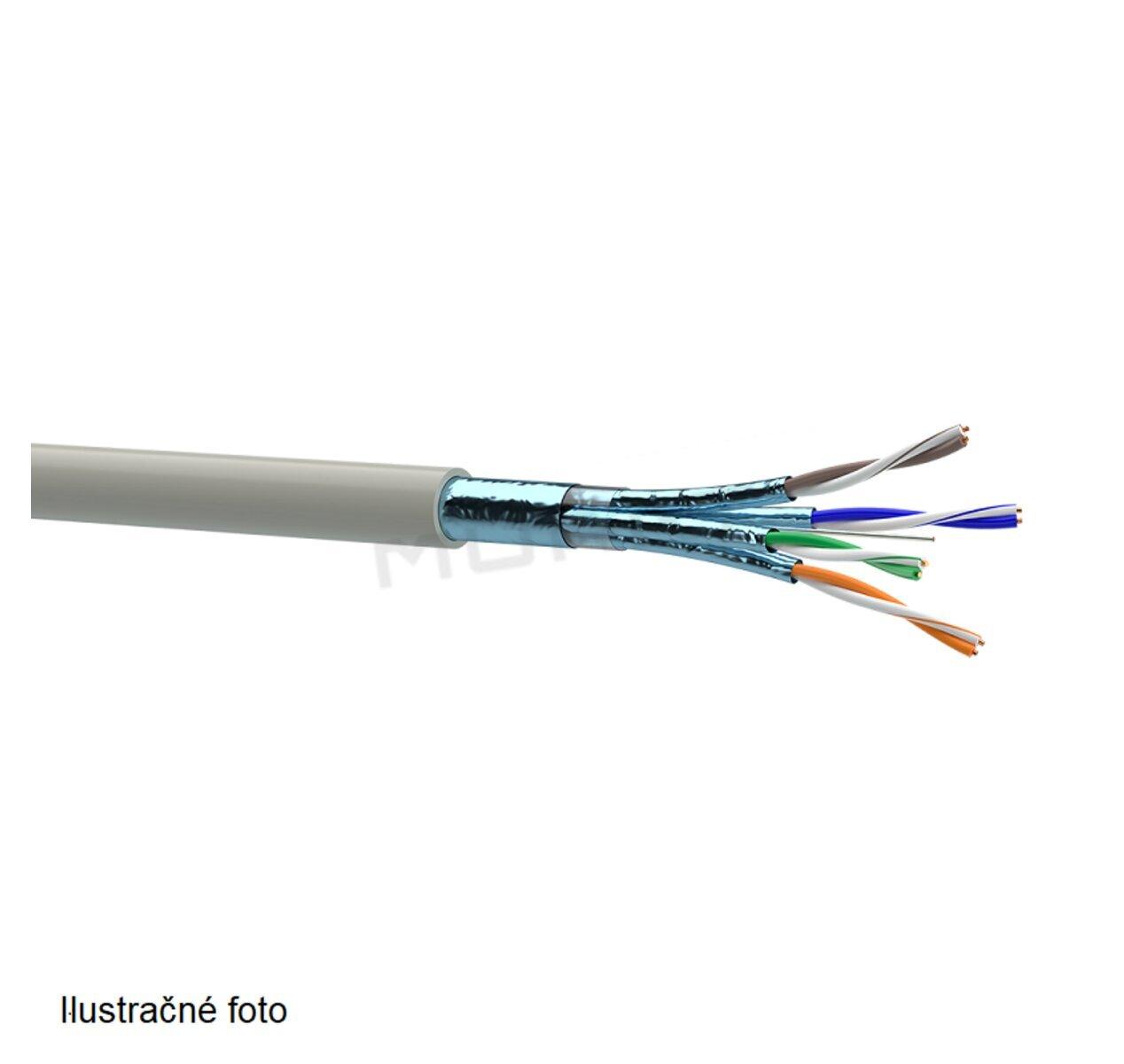 LAN kábel, Cat. 6A, F/FTP, 4x2x0,57, drôt, 500MHz LSOH, fialový 7935048 (OK-NET)