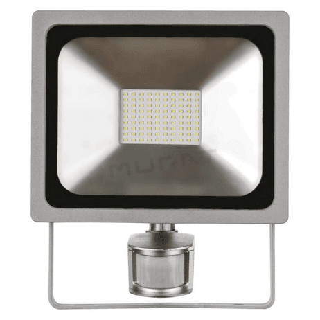 Svietidlo reflektor LED  50W IP44 PROFI sivý 4000k 5000lm ZS2740 so senzorom