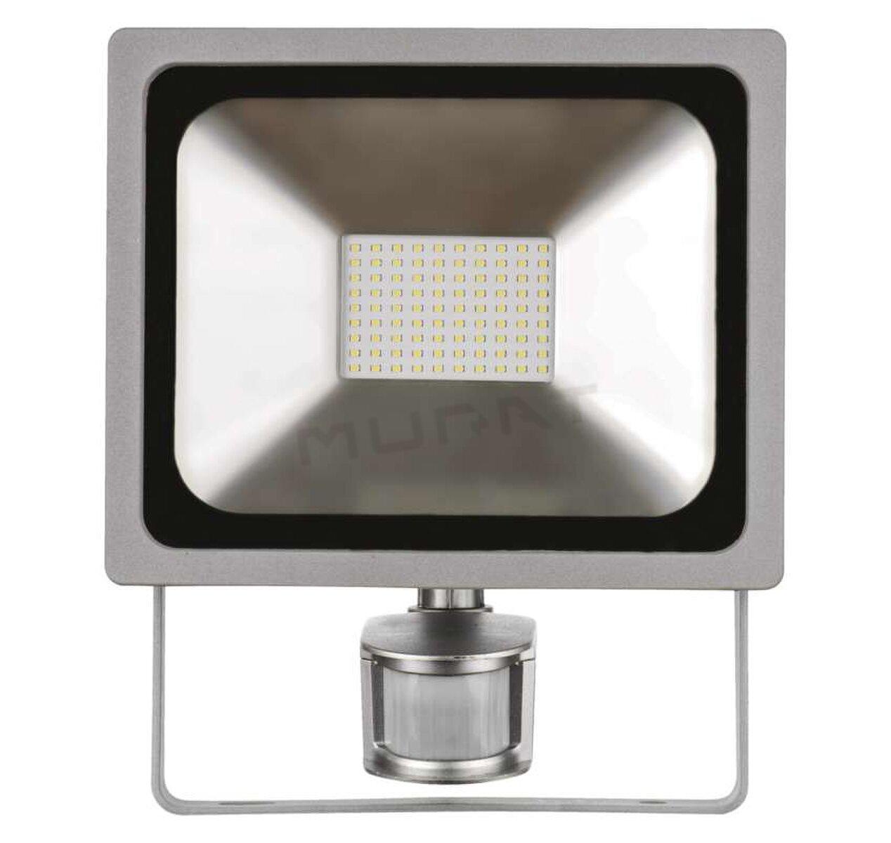 Svietidlo reflektor LED  50W IP44 PROFI sivý 4000k 5000lm ZS2740 so senzorom