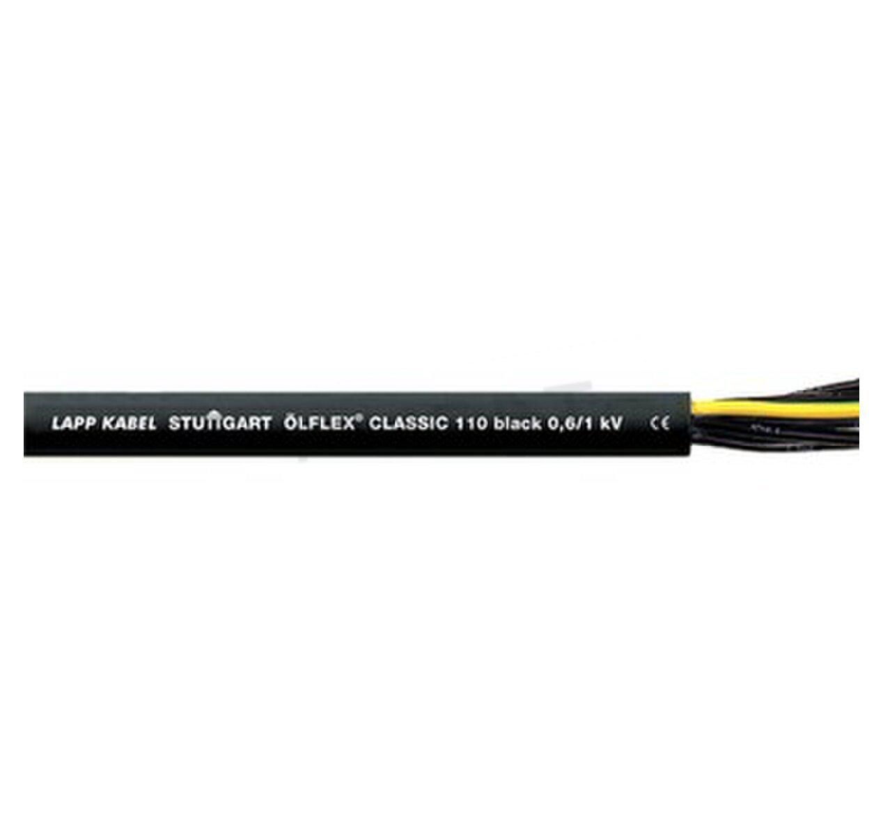 Kábel OLFLEX CLASSIC 110 BLACK 0,6/1kV 4X0,75 mm2