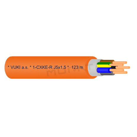 Kábel 1-CHKE-R-O 2x1,5 mm2
