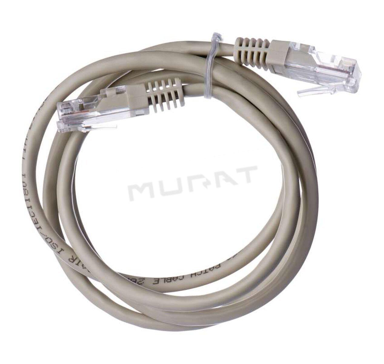PATCH kábel UTP 5E, 1m sivý S9122