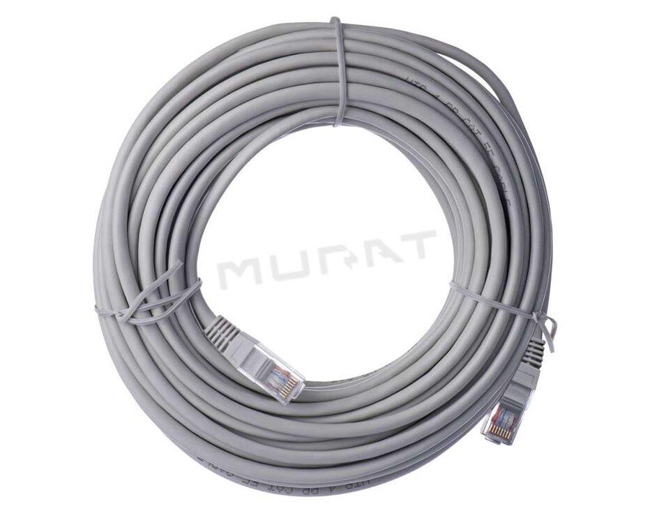 PATCH kábel UTP 5E, 15m sivý S9127