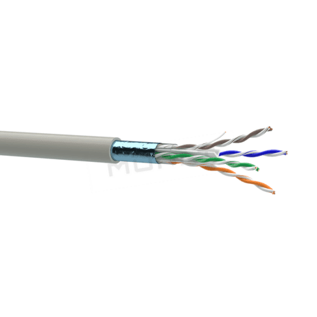 LAN kábel, Cat. 6, F/UTP, 4x2x0,54, drôt, 250MHz, LSOH, fial., 7932025 (OK-NET)