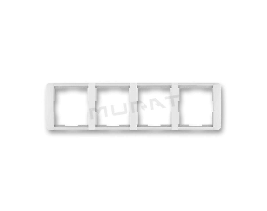 Element-rámček-4 vodorovný 3901E-A00140 01 biela/ľadová biela