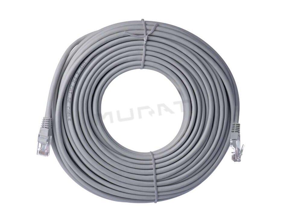 PATCH kábel UTP 5E, 25m sivý S9130