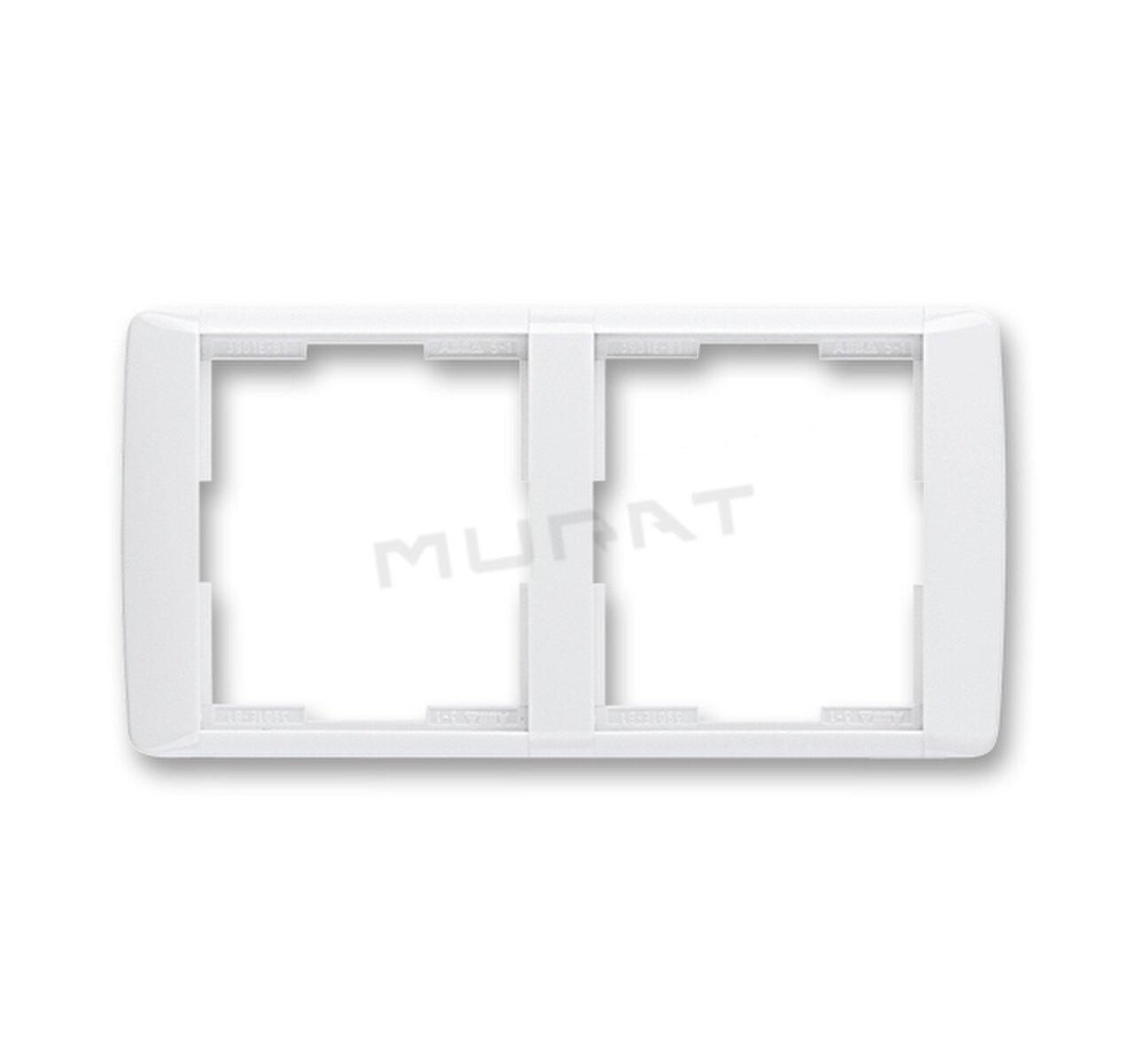 Element-rámček-2 vodorovný 3901E-A00120 03 biela/biela