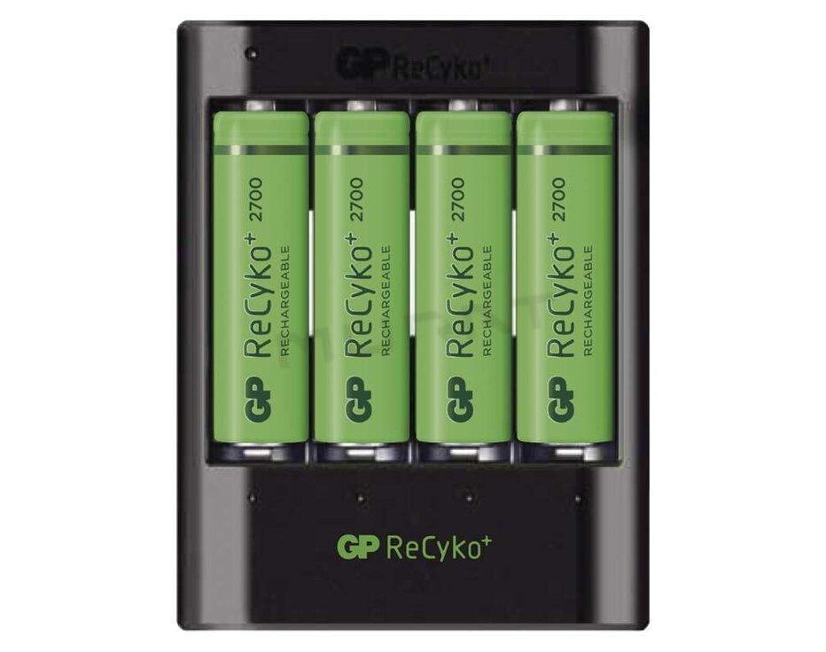 Nabíjačka batérií USB B04217  U421 + 4× AA GP ReCyko+ 2700
