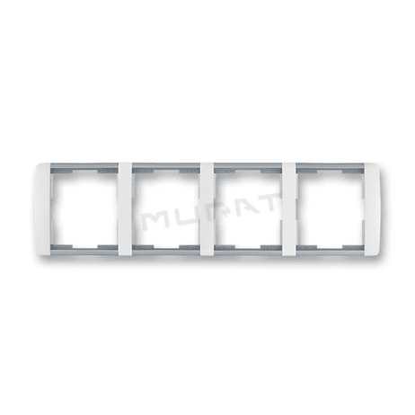 Element-rámček-4 vodorovný 3901E-A00140 04 biela/ľadová šedá