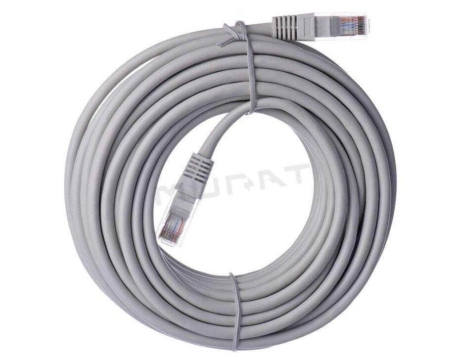 PATCH kábel UTP 5E, 10m sivý S9126