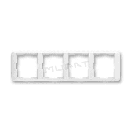 Element-rámček-4 vodorovný 3901E-A00140 03 biela/biela