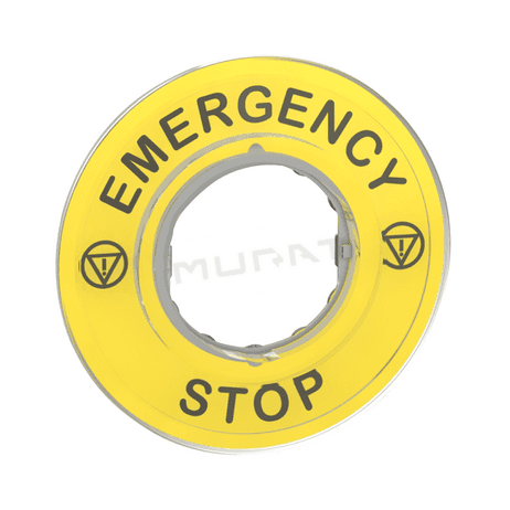 Harmony-štítok ZBY9320 kruhový 3D "EMERGENCY STOP"