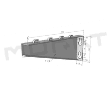 Drôtený žľab konzola NZM 250 ARK-215025  (GZ)