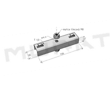 Drôtený žľab podpera PZM 100 ARK-216010 (GZ)  pre žľab 100/50, 100/100 M1+M2