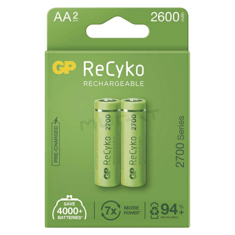 Akumulátor ReCyko+ R06 1,2V/2600mAh, B2127 2ks