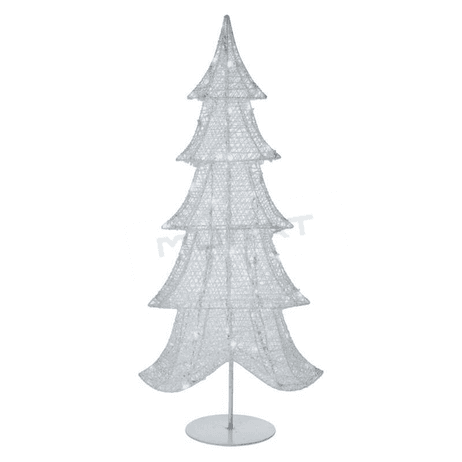 Svietidlo LED VIANOČNÉ- DCTC01 stromček 3D 90cm vnútorný studená biela, časovač