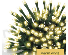 Svietidlo LED VIANOČNÉ- reťaz zelená D4AW09 12m vnút/von teplá biela