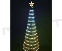 Svietidlo LED VIANOČNÉ- D5AA02 stromček 1,5m s ovládačom vnútorný RGB časovač